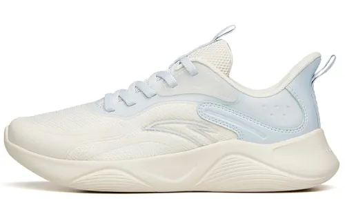 ANTA Ling Yun 1.5 Running Shoes Women's Low Top Light Beige White/Illusion Blue