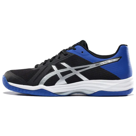 Asics Gel-Tactic Running Shoes Men Low-top Black/Blue