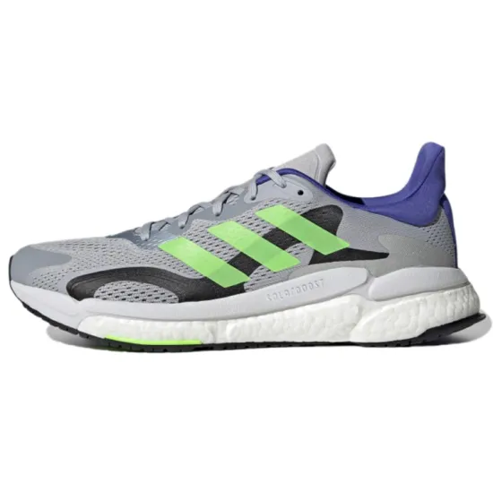 Adidas Solar Boost 3 Running Shoes Men Low-top Mist Gray