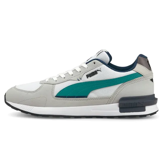 PUMA Graviton Running Shoes Unisex Low-top White/gray/green