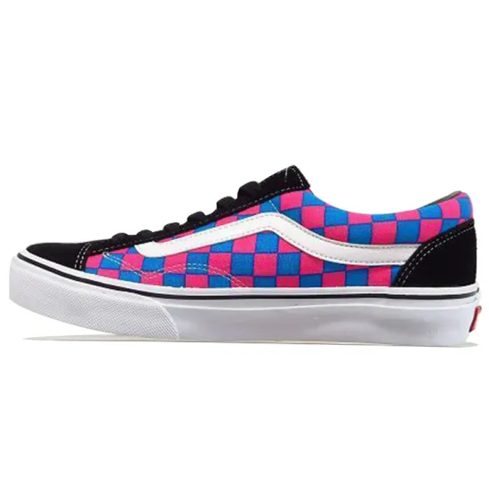 Vans Old Skool Skateboarding Shoes Unisex Low-top Black Pink Blue