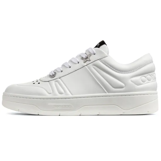 Jimmy Choo Hawaii Skateboard Shoes Women's Low-Top White Black