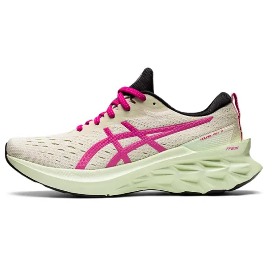 Asics Novablast 2 Birch Pink Rave Women's