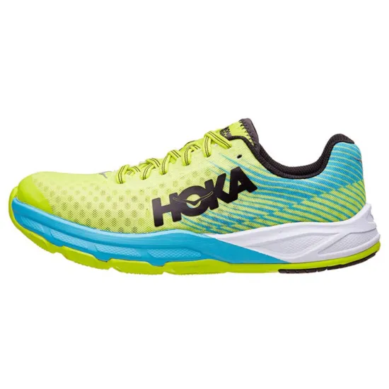 HOKA ONE ONE Running Shoes Men Low-top Green/Blue