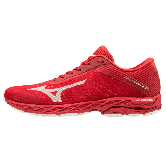 Mizuno Wave Shadow 3 Running Shoes Men Low-Top Red