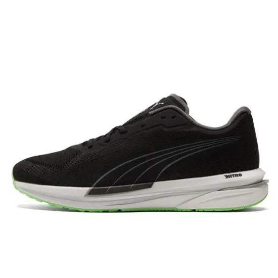 Puma Velocity Nitro 1 Running Shoes Men Low-top Green/Black