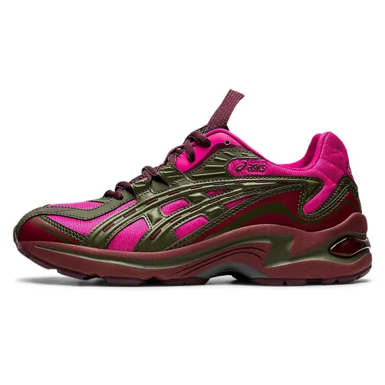 Asics FB1-S Gel-Preleus Pink Rave Olive Canvas Women's