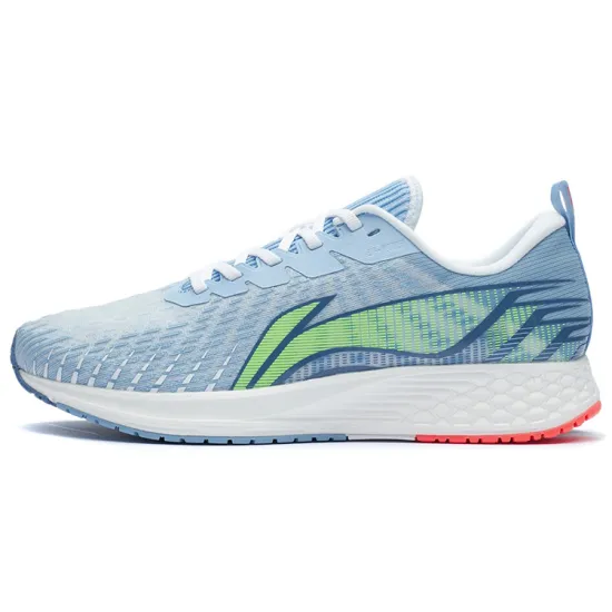 LINING Red Hare 1 Running Shoes Men Low-Top Standard White/Light Mist Blue/Aurora Blue