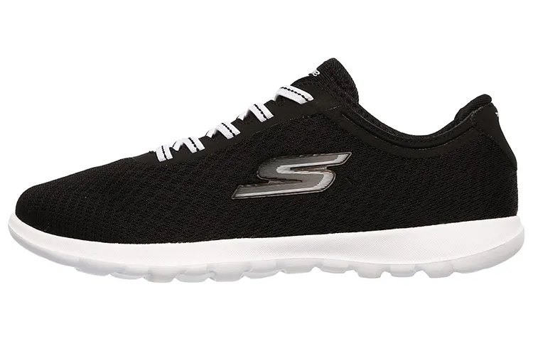 Skechers GO WALK Lite IMPULSE Sports Low top Casual Shoes Women's Black White