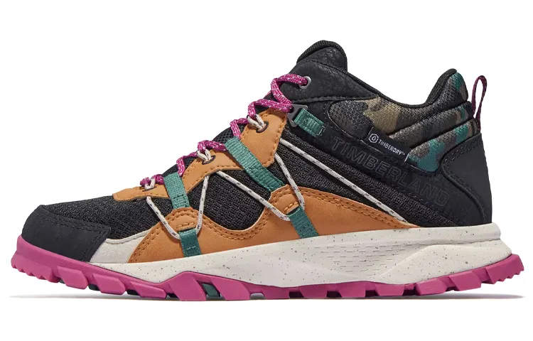 Timberland Running Shoes Women's Low Top Black/Pink/Chestnut