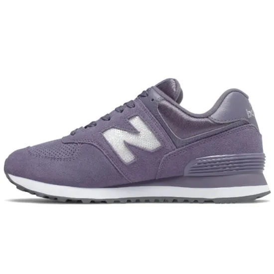 New Balance NB 574 Running Shoes Women's Low-top Gray-purple