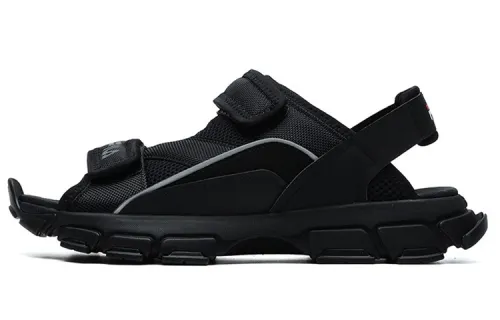 FILA FUSION Two Stripes Sandals 'Black' Women's