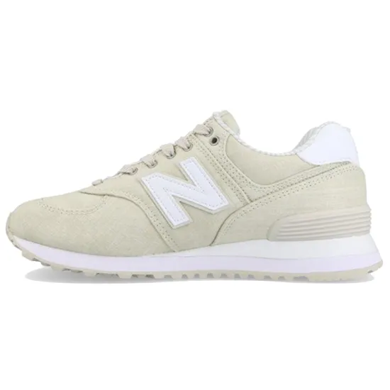 New Balance NB 574 Series Running Shoes Women's Low-top Beige/white