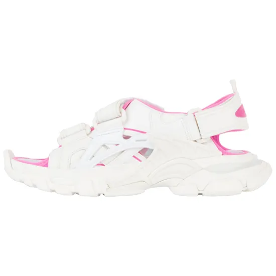 Balenciaga Women's Track Sandal 'White Fluo Pink'