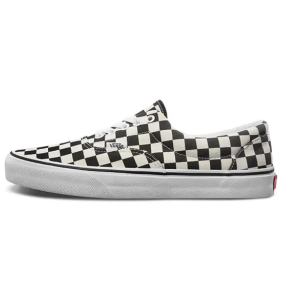 Vans Era Checkerboard Marshmallow Black