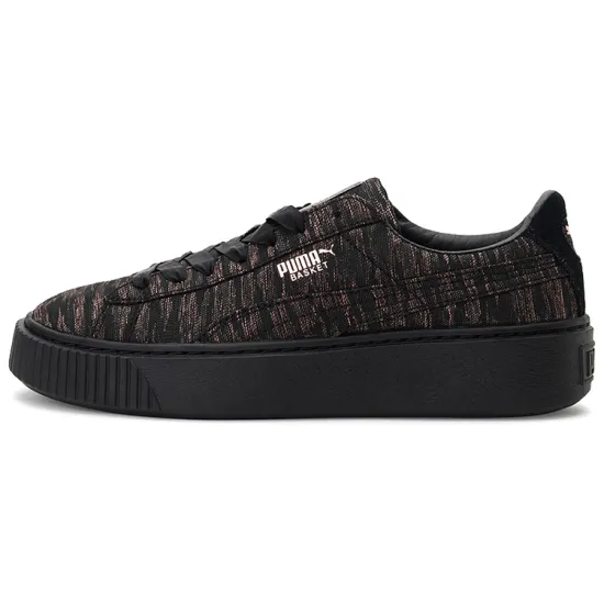 PUMA Basket Platform 'Velvet Rope   Black' Women's
