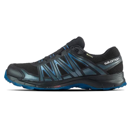 SALOMON Running Shoes Men Low-top Black/Blue