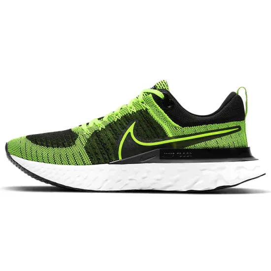 Nike React Infinity Run Flyknit 2 Volt Black
