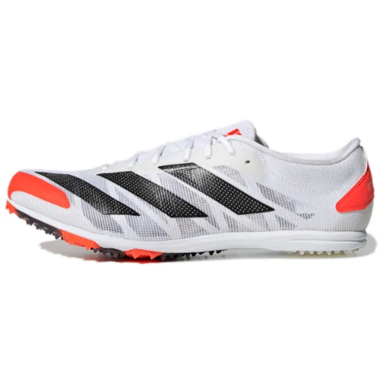 adidas Adizero XCS Running Shoes Unisex Low-top White/Orange/Black