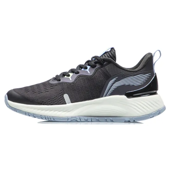 LINING YueYing Essential Running Shoes Women's Low-Top Black White Blue