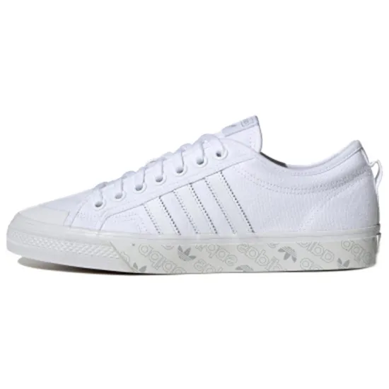 Adidas Originals NIZZA Series Skateboard Shoes Unisex Low-top White