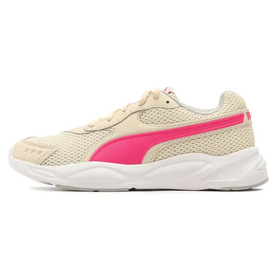 PUMA 90s Runner Running Shoes Unisex Low-top Smokey Grey/bright Pink