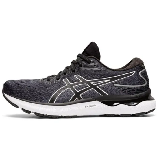 Asics Gel Nimbus 24 2E Wide 'Black White'