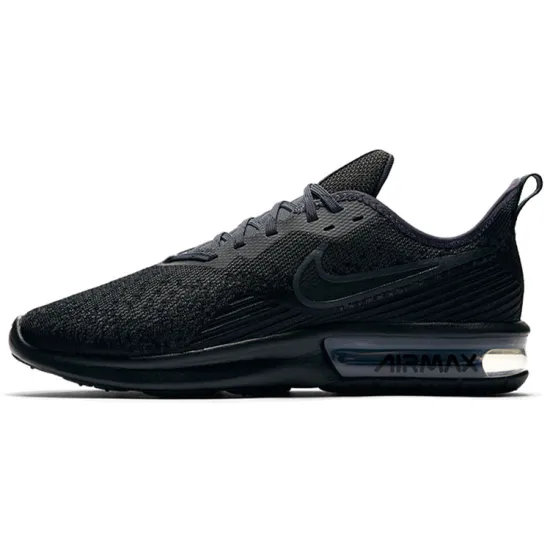 Nike Air Max Sequent Running Shoes Men Low-top Black