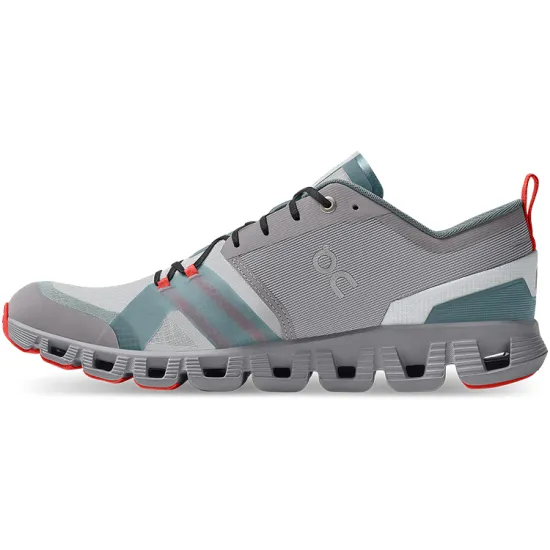 On Cloud X Shift Cushioning Breathable Low-Top Running Shoes Women's Alloy Gray