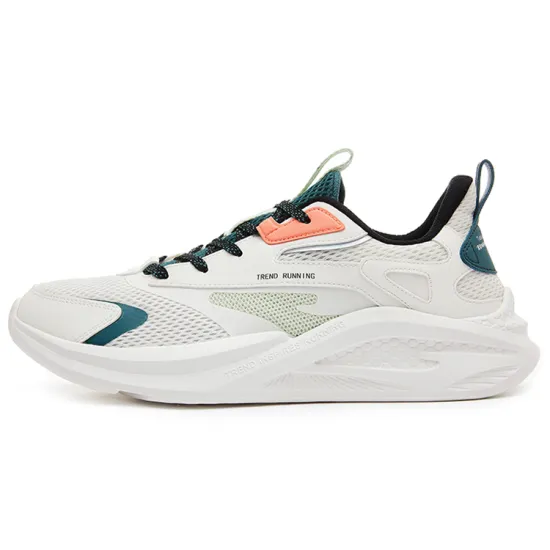 Erke Running Shoes Men Low-Top Ivory