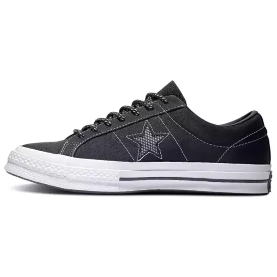 Converse One Star Skateboarding Shoes Unisex Low-top Black
