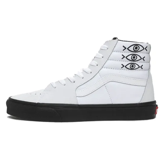 Vans SK8 Skateboarding Shoes Unisex High-top White/Black