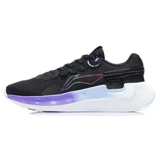 LiNing Cushioning Anti-Slip And Wear-Resistant Rebound Low-Top Running Shoes Men's Black