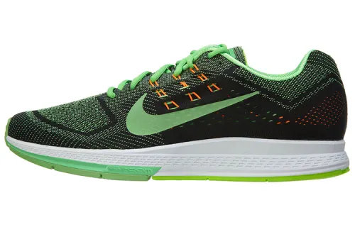 Nike Zoom Structure 18 Running Shoes Men's Low Top Black/Green/White