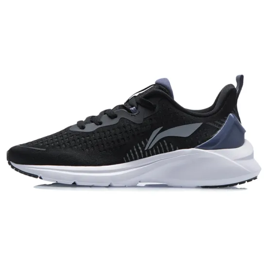 LiNing Anti-Slip Wear-Resistant Low-Top Running Shoes Black Blue