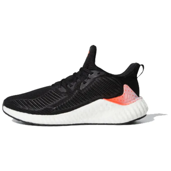 Adidas Alphaboost Running Shoes Men Low-top Black/Red/Gray