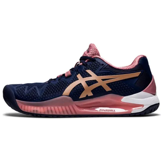 Asics Women's Gel Resolution 8 'Peacoat Rose Gold'