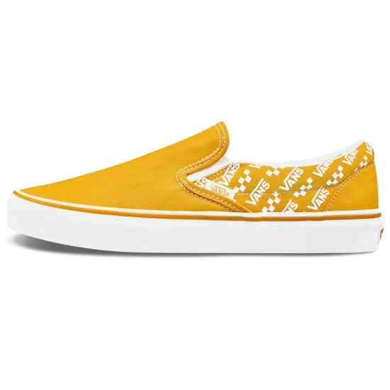 Vans Slip-On  Classic  'Logo Repeat - Cadmium Yellow'
