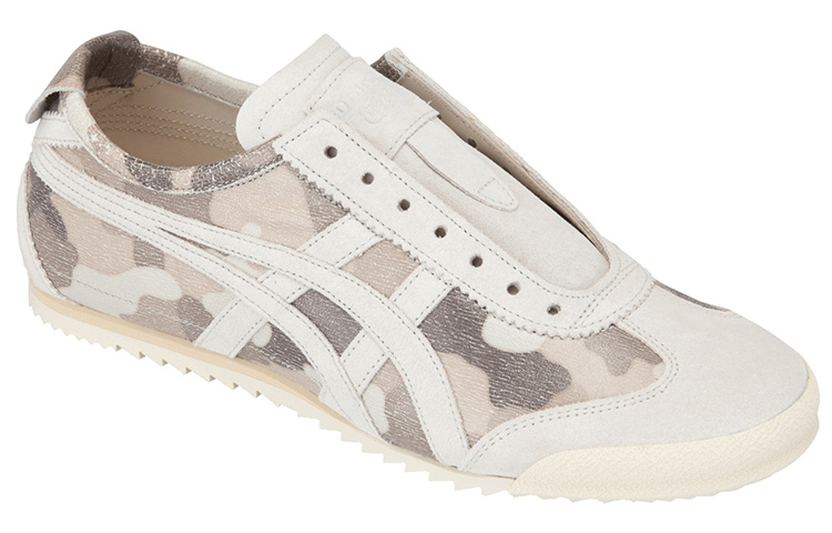Onitsuka Tiger Mexico Slip On Deluxe ‘White Grey Camouflage’ Women’s