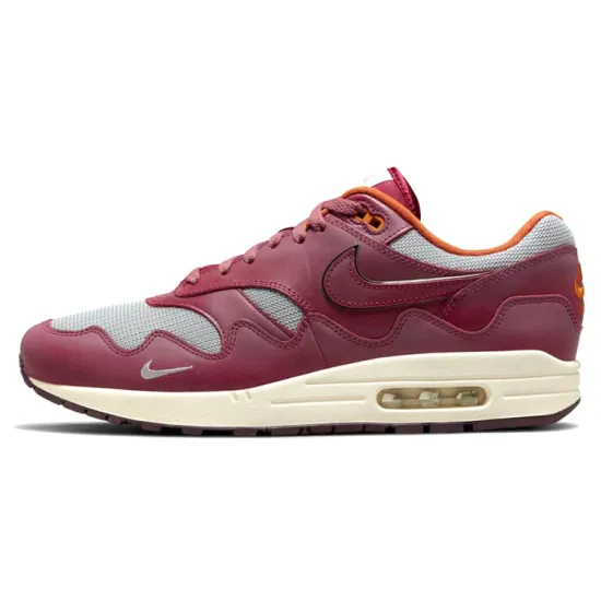 Nike Air Max 1 Patta Waves Rush Maroon Without Bracelet
