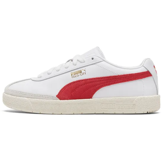 PUMA Oslo City Premium 'White High Risk Red'