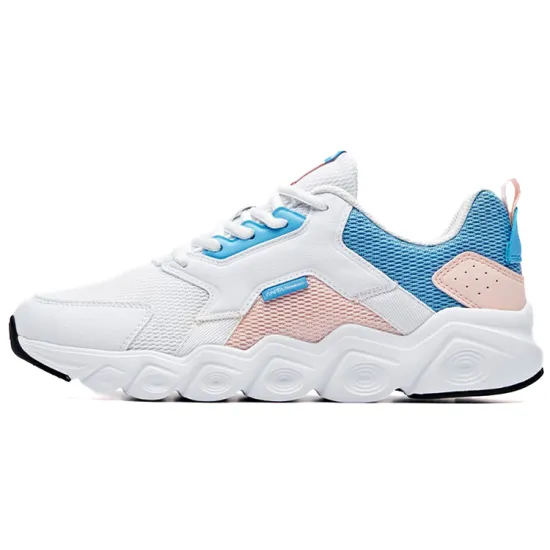 ANTA Running Shoes Women's Low-Top ANTA White/Light Purple Blue/Baby Pink