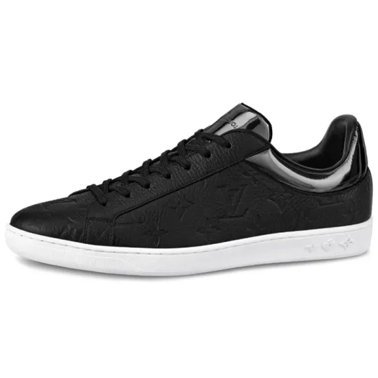 LOUIS VUITTON Luxembourg Sneakers 'Black Logo Monogram'