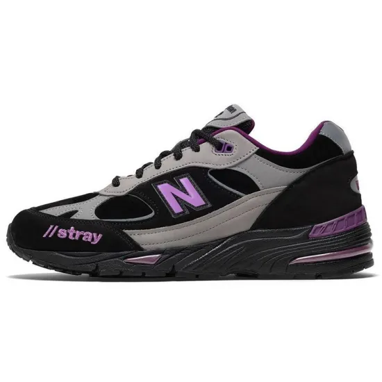 New Balance 991 Stray Rats Black