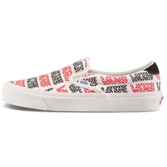 Vans Slip-On 59 LX 'Racing Red Logo Checkerboard'