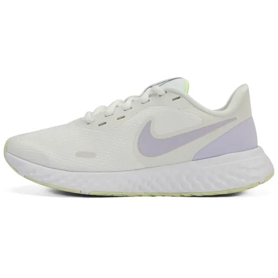 Nike REVOLUTION 5 Running Shoes Women's Low-top White/Light Purple/Green