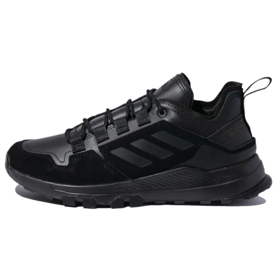 adidas Terrex Hikster Leather Low 'Black Grey'