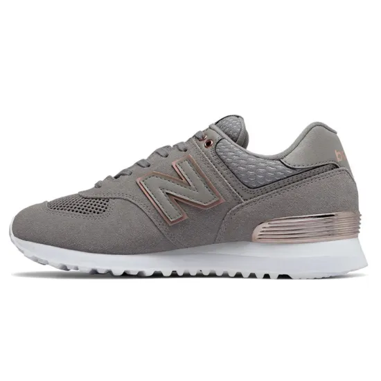 New Balance NB 574 Running Shoes Women's Low-top Magnetic Gray