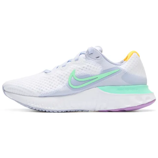 Nike Renew Run 2 Running Shoes Women's Low-top White/Glorious Green/Phantom/Pinnacle White/Impact Purple/Laser Orange