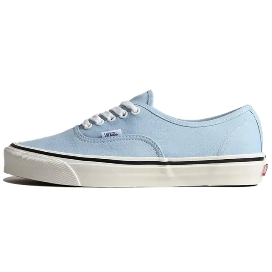 Vans Authentic Skateboarding Shoes Unisex Low-top Light Blue
